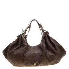 Givenchy Brown Leather Hobo