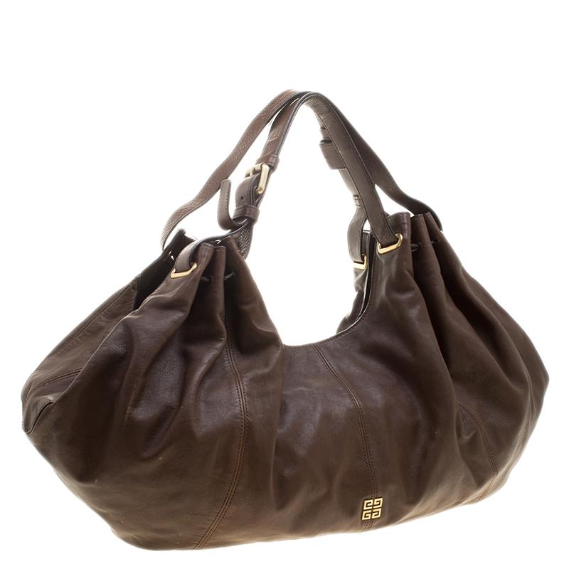 Givenchy Brown Leather Hobo 1
