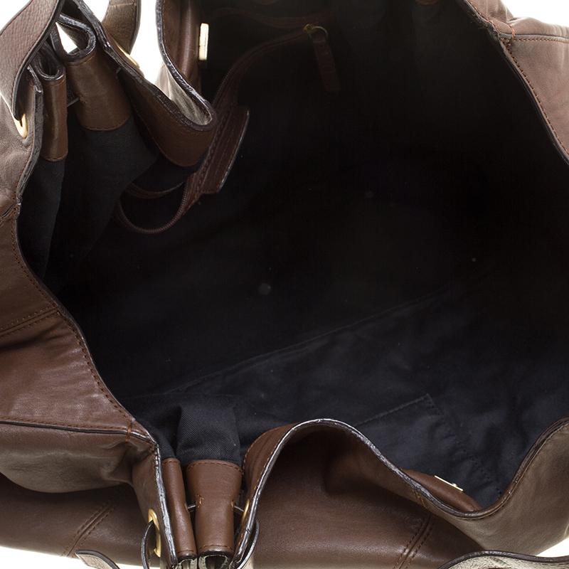Givenchy Brown Leather Hobo 3