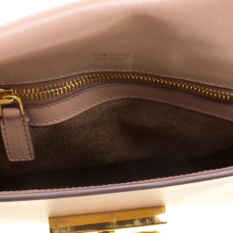 Women's Tom Ford Blush Pink Leather Medium Natalia Shoulder Bag