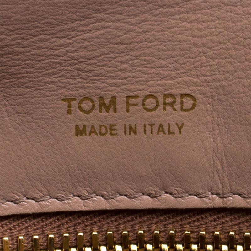 Tom Ford Blush Pink Leather Medium Natalia Shoulder Bag 6