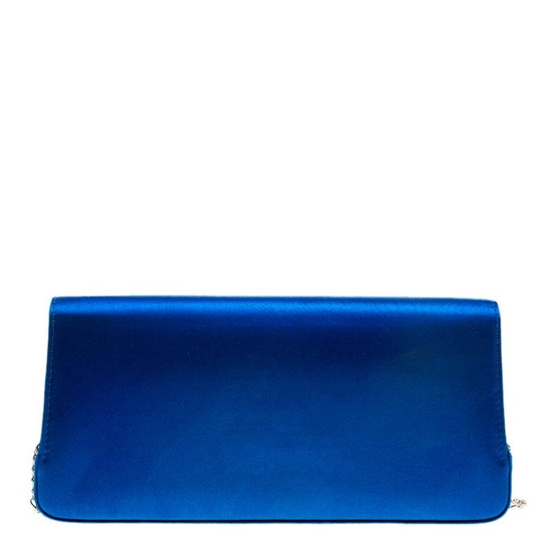 Gothisi Crystal Buckle Satin Clutch main image 0