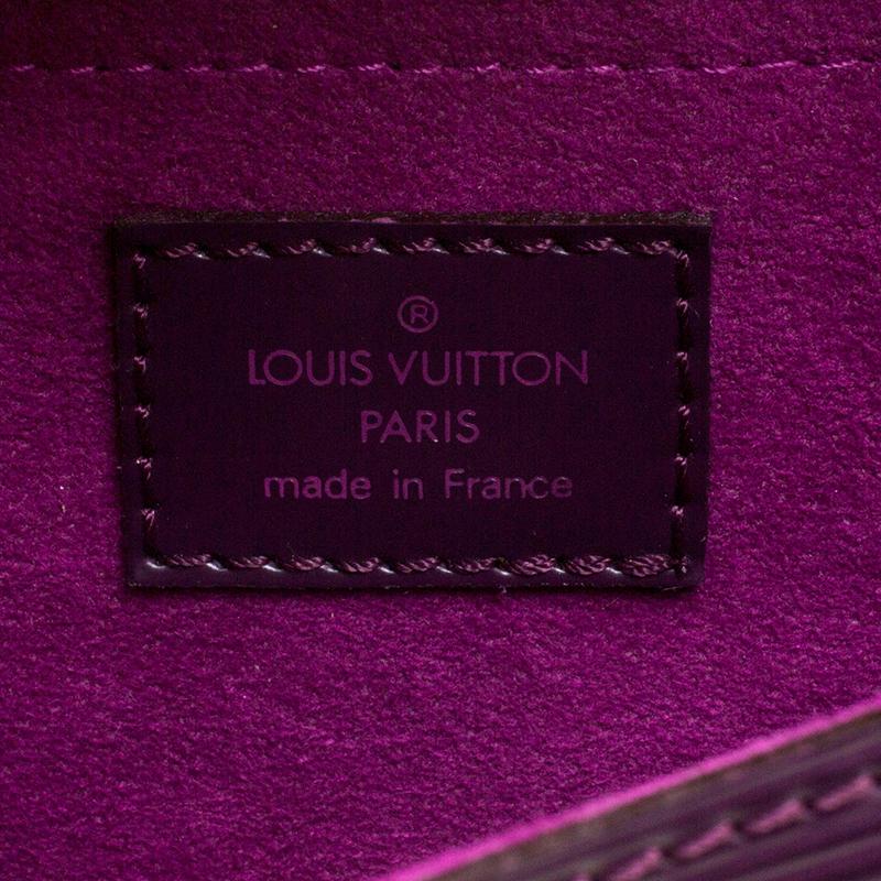 Louis Vuitton Cassis Epi Leather Montaigne Clutch Bag 1