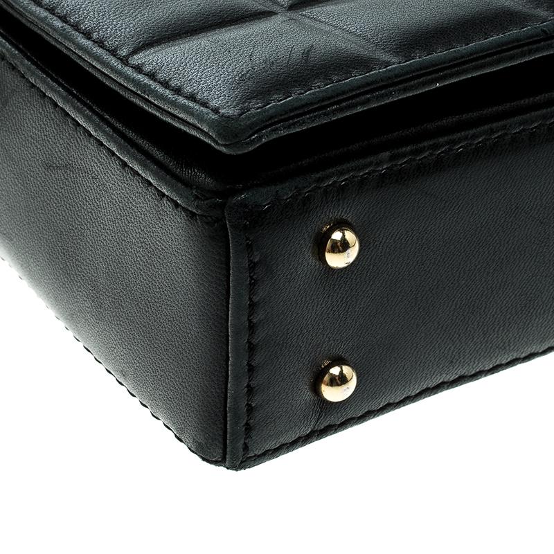 Chanel Black Chocolate Bar Leather East West Shoulder Bag 7
