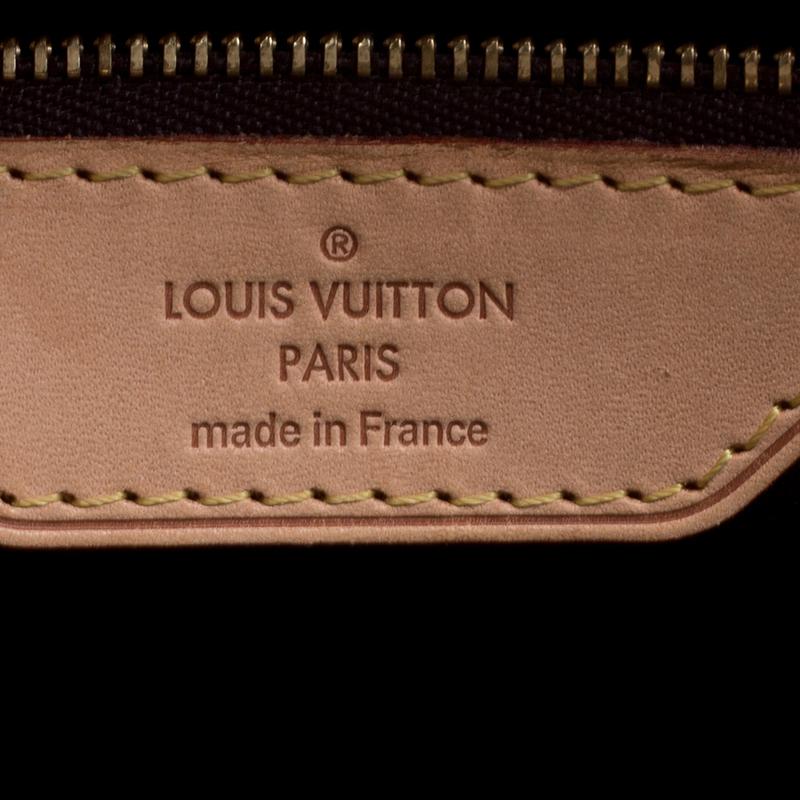 Louis Vuitton Terre D'Ombre Monogram Vernis Brea GM Bag 6