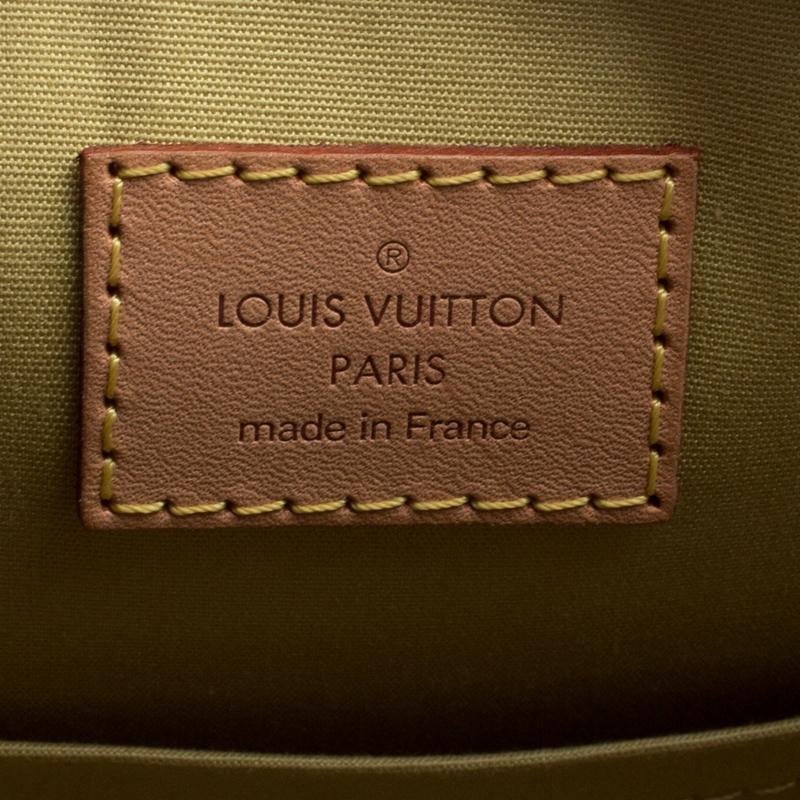 Louis Vuitton Vert Impression Monogram Vernis Alma PM Bag 2