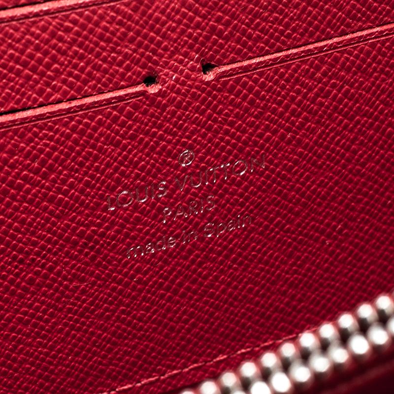 Louis Vuitton Red Epi Leather Zippy Wallet 2