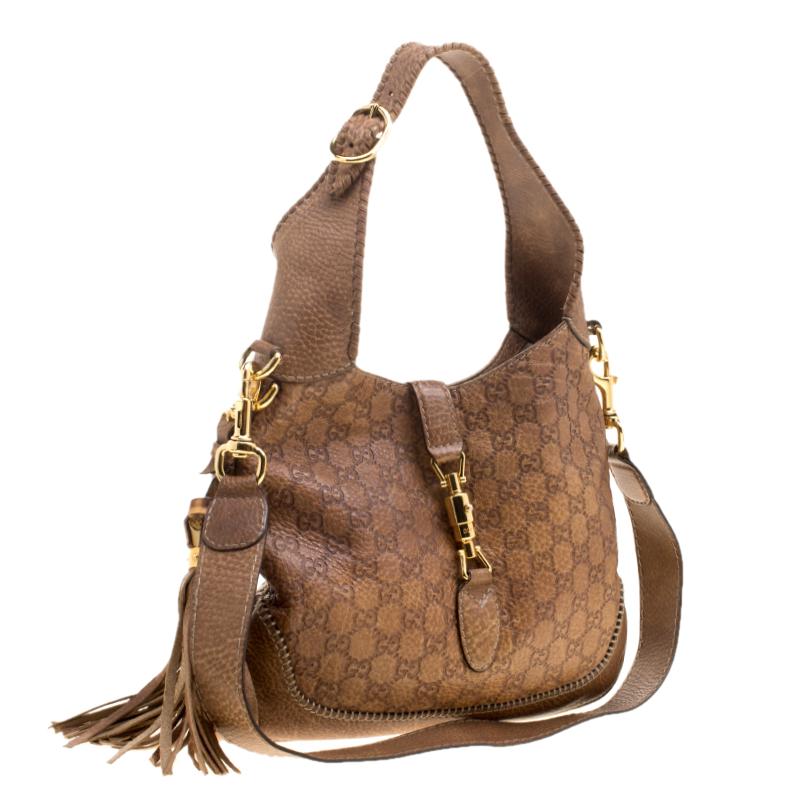 Gucci Tan Guccissima Leather Medium New Jackie Shoulder Bag 4