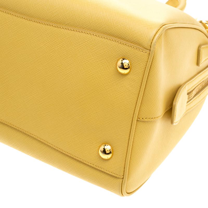 prada yellow handbag