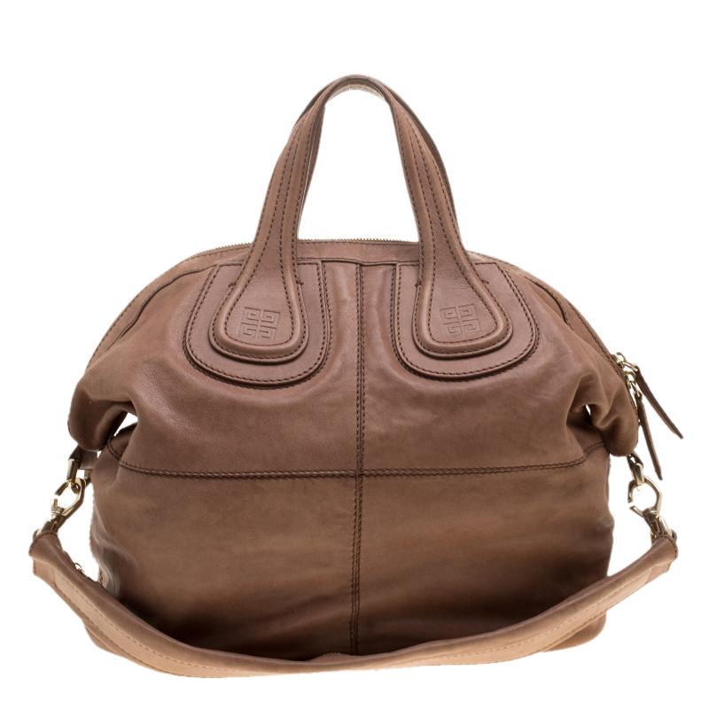 Givenchy Light Brown Leather Medium Nightingale Tote