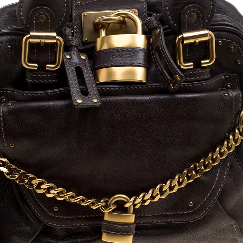 Chloe Brown Leather Paddington Satchel 2