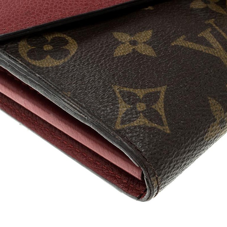 Louis Vuitton Pallas Wallet Monogram Cerise in Coated Canvas/Leather with  Brass - US