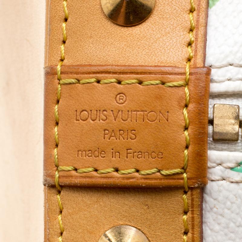 Louis Vuitton White Multicolor Monogram Alma PM Bag 5