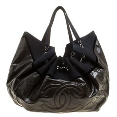 Chanel Fatigue Vinyl Large Stretch Spirit Cabas Hobo