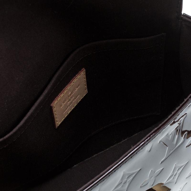 Louis Vuitton Amarante Monogram Vernis Bellflower PM Bag 1