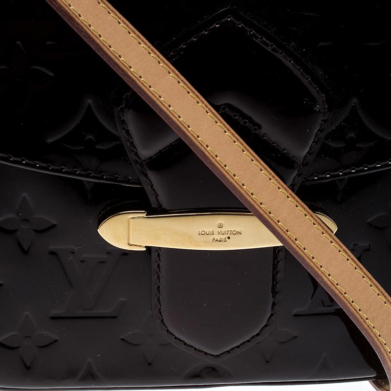Louis Vuitton Amarante Monogram Vernis Bellflower PM Bag 2