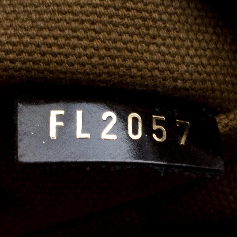Louis Vuitton Bronze/Dark Brown Monogram Embossed Leather Limited Edition Sergen 2