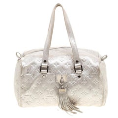 Louis Vuitton Silver Monogram Limited Edition Shimmer Comete Bag