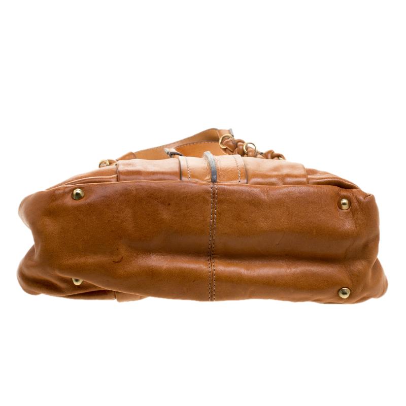 Chloe Cognac Leather Small Heloise Bag 1