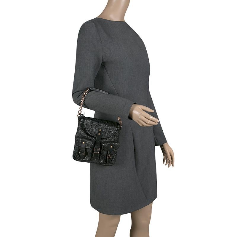 Balenciaga Black Textured Leather Mini Sac Bag In Excellent Condition In Dubai, Al Qouz 2