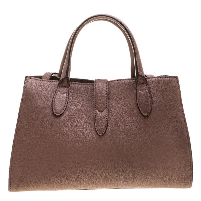 Gucci Dusty Pink Leather Jackie Tote 3