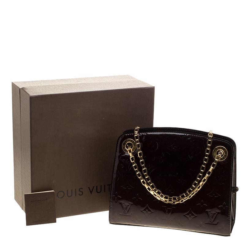 Louis Vuitton Amarante Monogram Vernis Virginia PM Bag 3