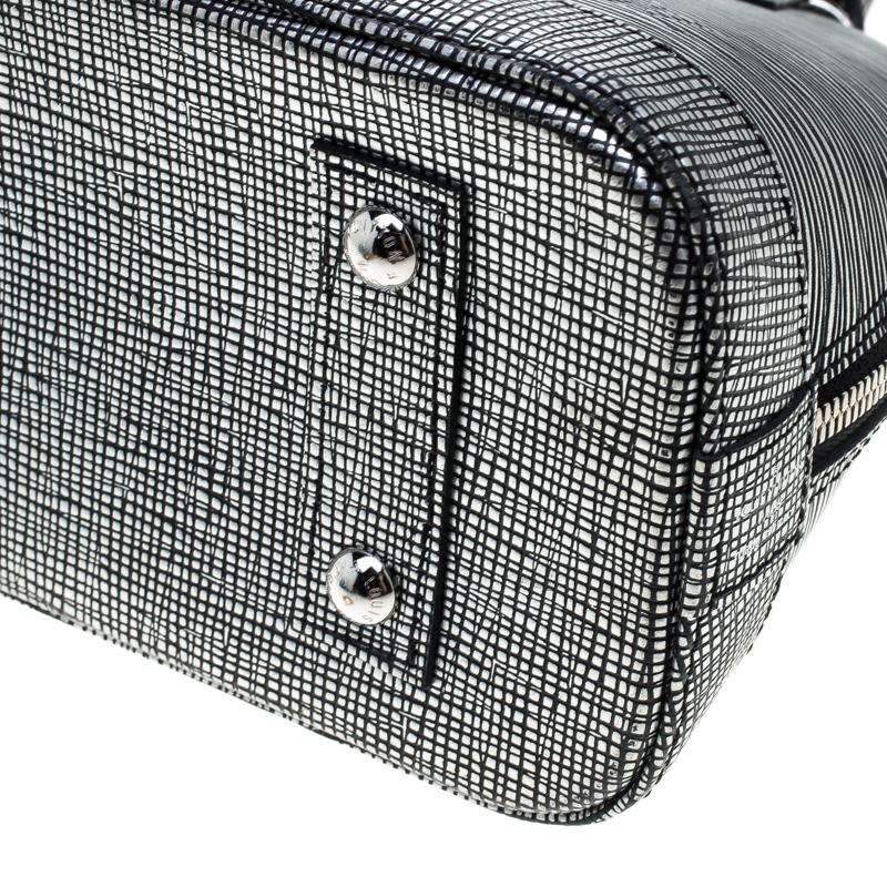 Louis Vuitton Metallic Silver Epi Leather Alma BB Bag 4