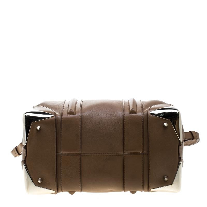 Givenchy Brown Leather Medium Lucrezia Duffle Bag 6