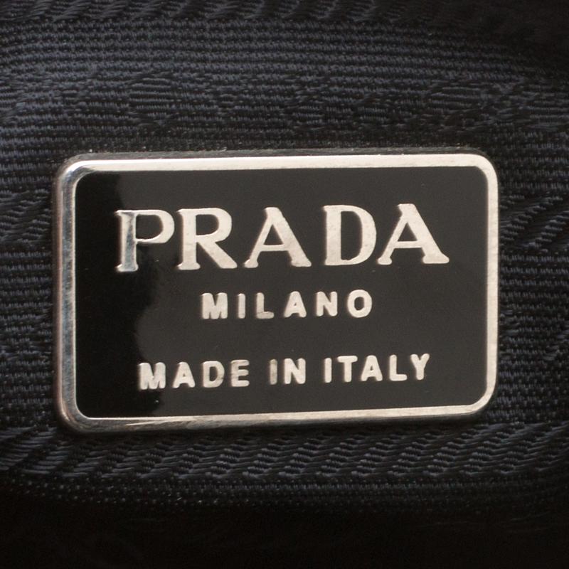 Women's Prada Black Leather Vintage Tote