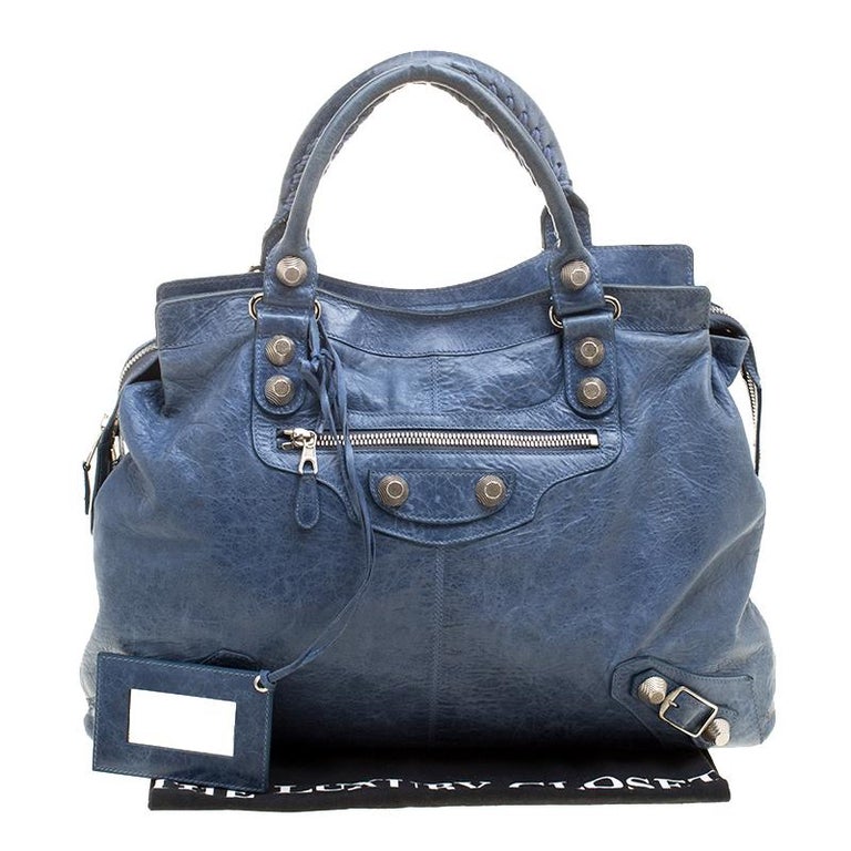 balenciaga city gold hardware