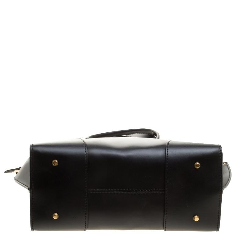 Alexander McQueen Black Leather Legend Satchel 5