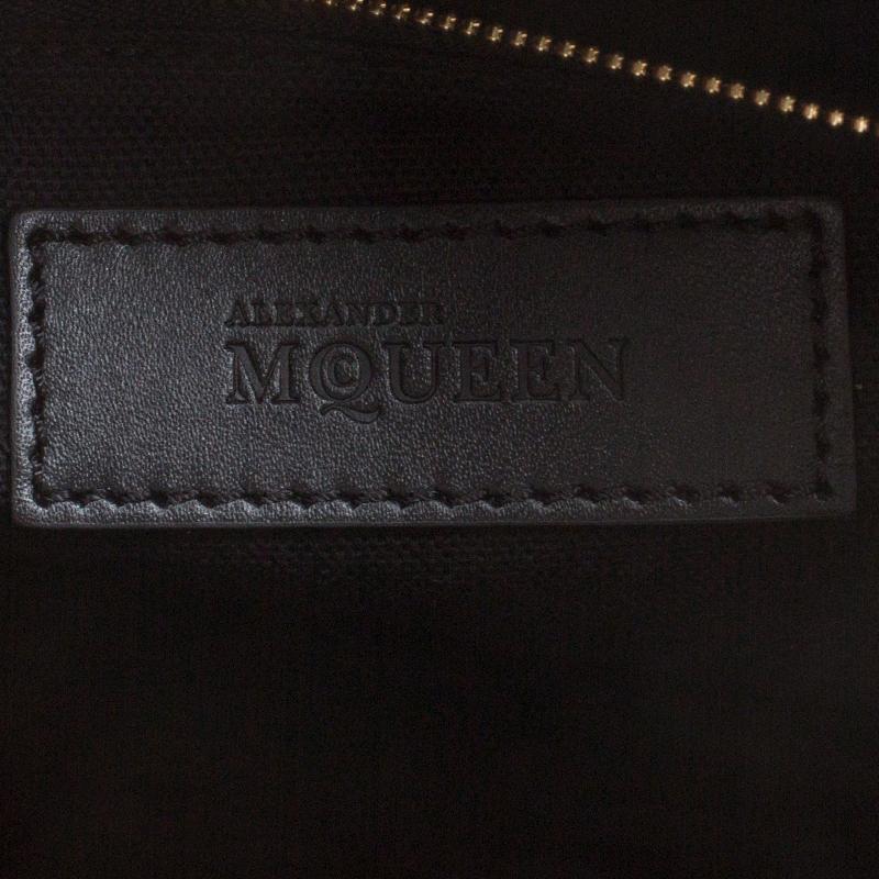 Alexander McQueen Black Leather Legend Satchel 4