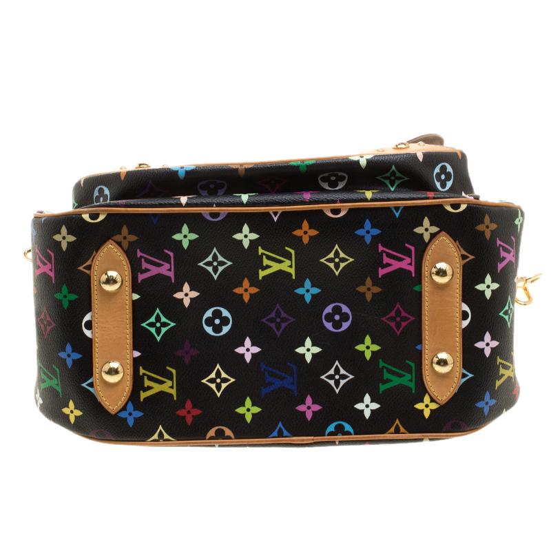 Louis Vuitton Black Multicolor Monogram Canvas Rita Bag 7