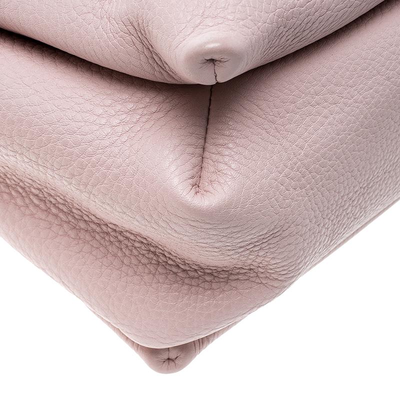 Valentino Blush Pink Leather Chain De Jour Shoulder Bag 1