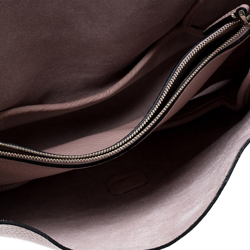 Valentino Blush Pink Leather Chain De Jour Shoulder Bag 4