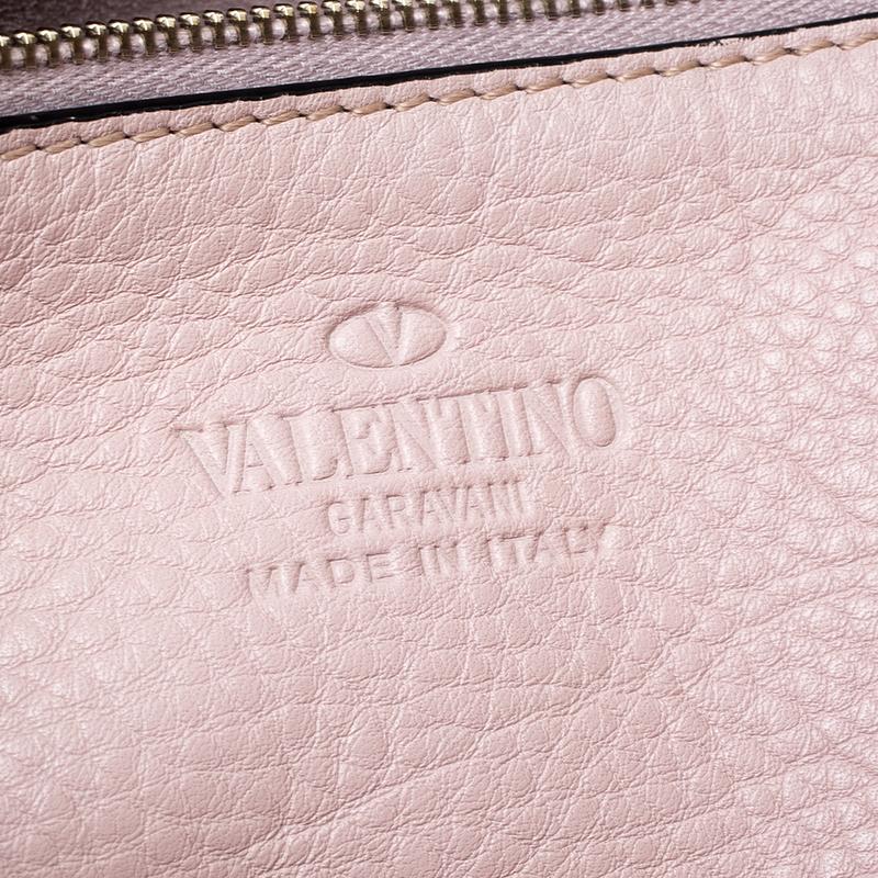 Valentino Blush Pink Leather Chain De Jour Shoulder Bag 3