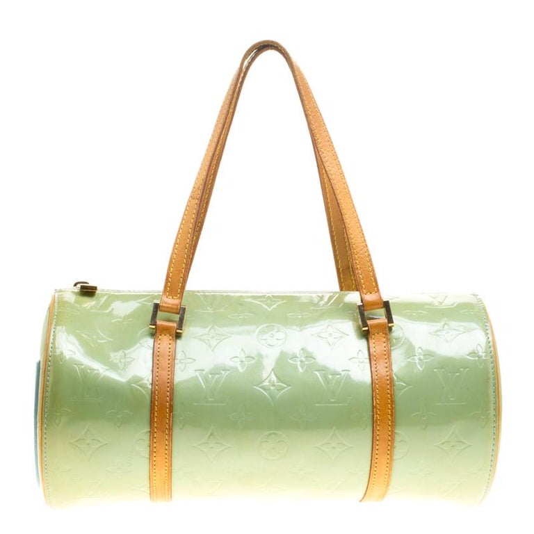 Louis Vuitton Mint Green Monogram Vernis Bedford Bag For Sale at 1stdibs