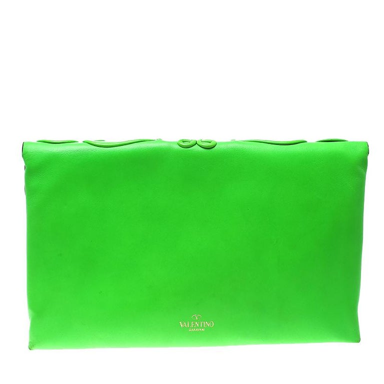 valentino neon green bag