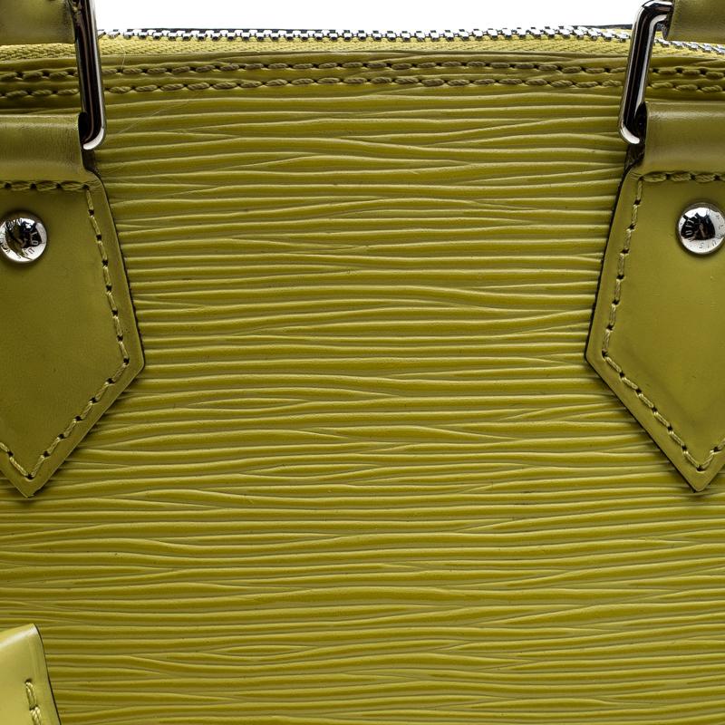 Louis Vuitton Citron Epi Leather Alma BB Bag 2