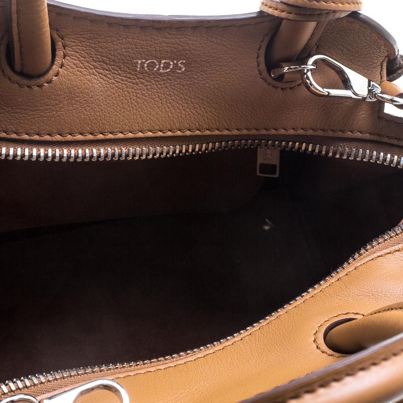 Tod's Brown Leather Micro Sella Satchel 4