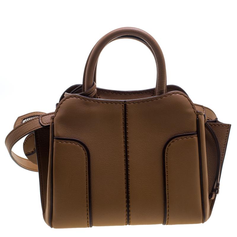 Tod's Brown Leather Micro Sella Satchel 2