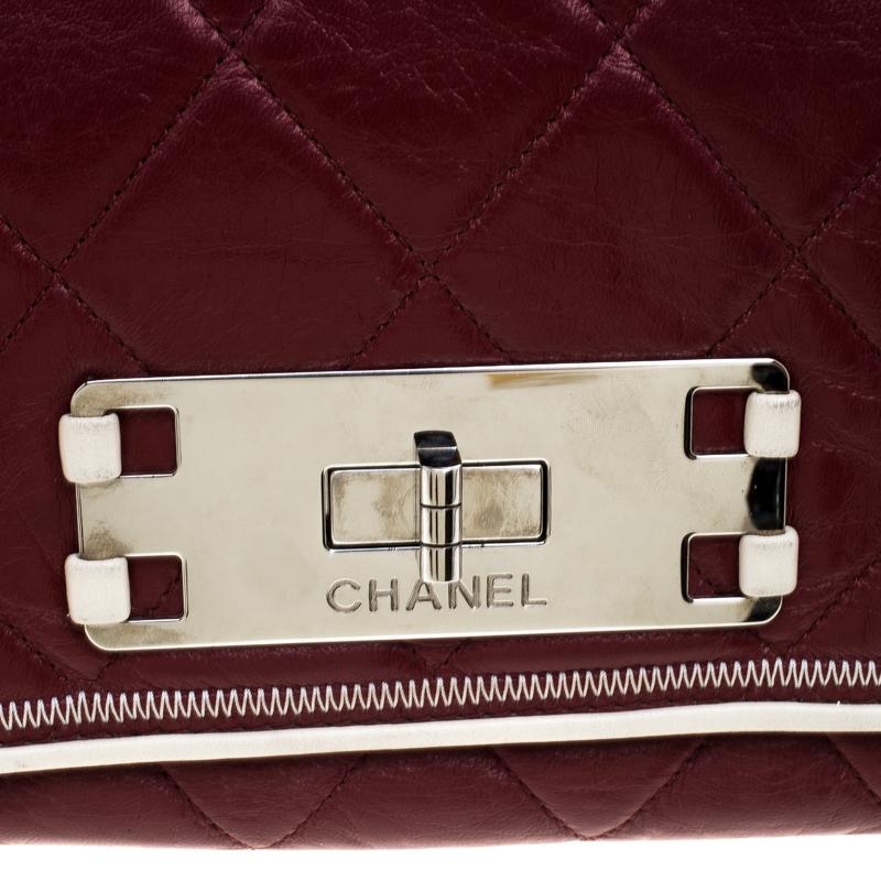 Chanel Red Quilted Leather Accordion Reissue Shoulder Bag 1
