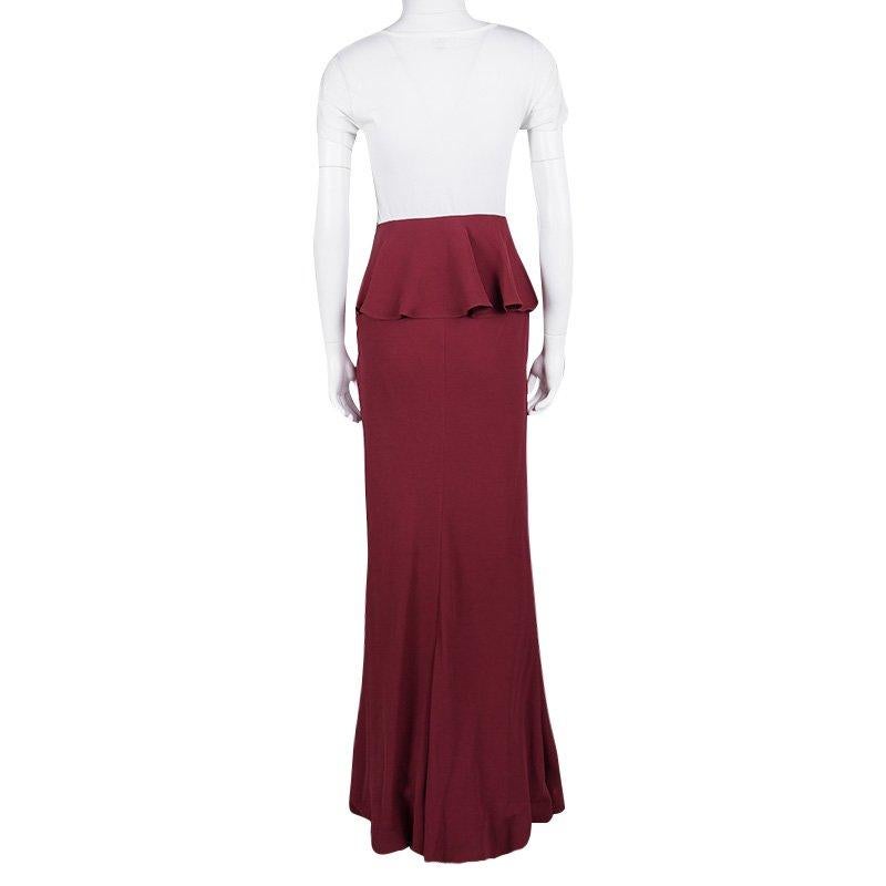 Chic, sophisticated and very stylish, this maxi skirt from Alexander McQueen is sure to capture your heart. The fabulous creation is made of silk and carries a red hue with beautiful ruffle detailing. Pair it with slides and an off shoulder top to