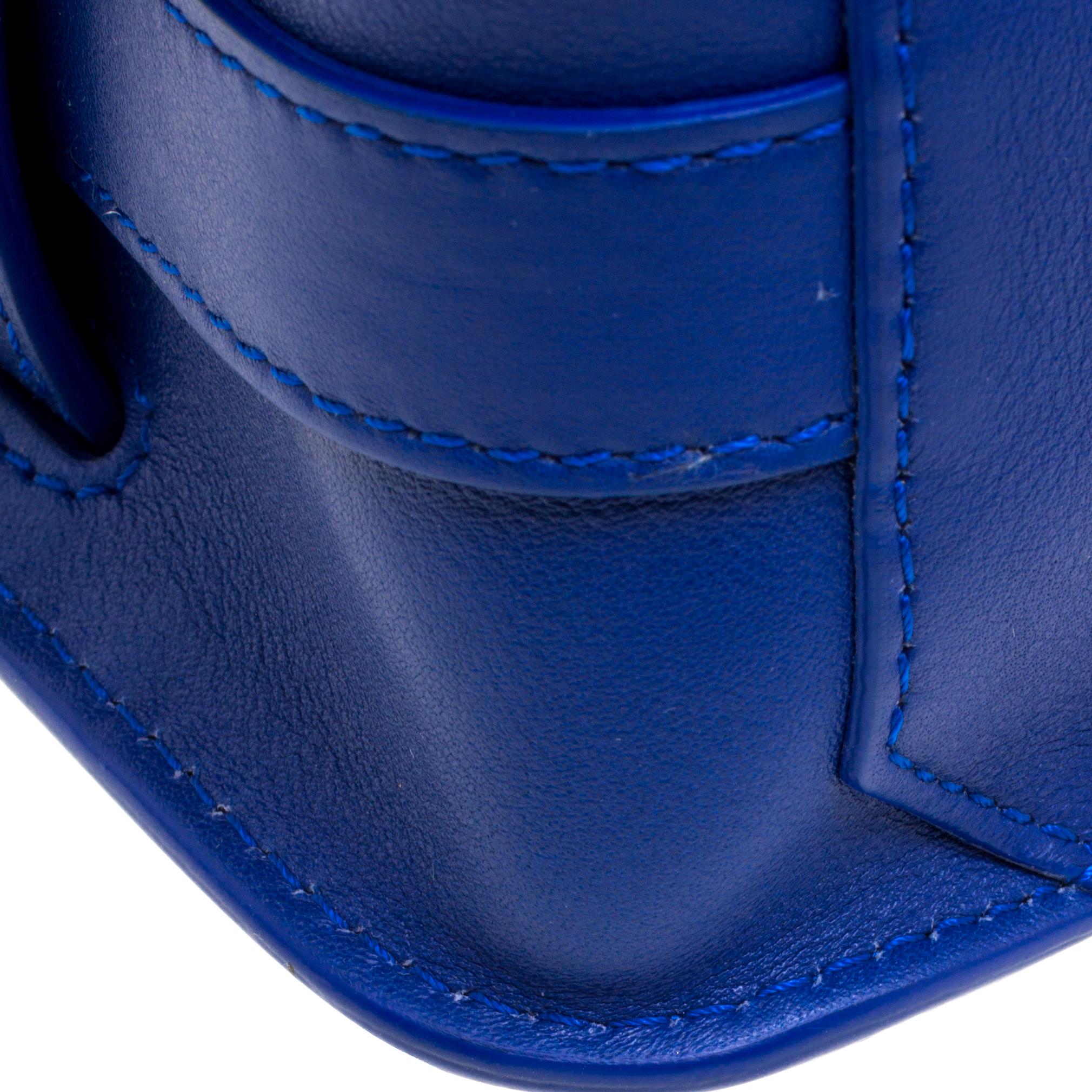 Proenza Schouler Blue Leather Mini Classic PS11 Shoulder Bag 4