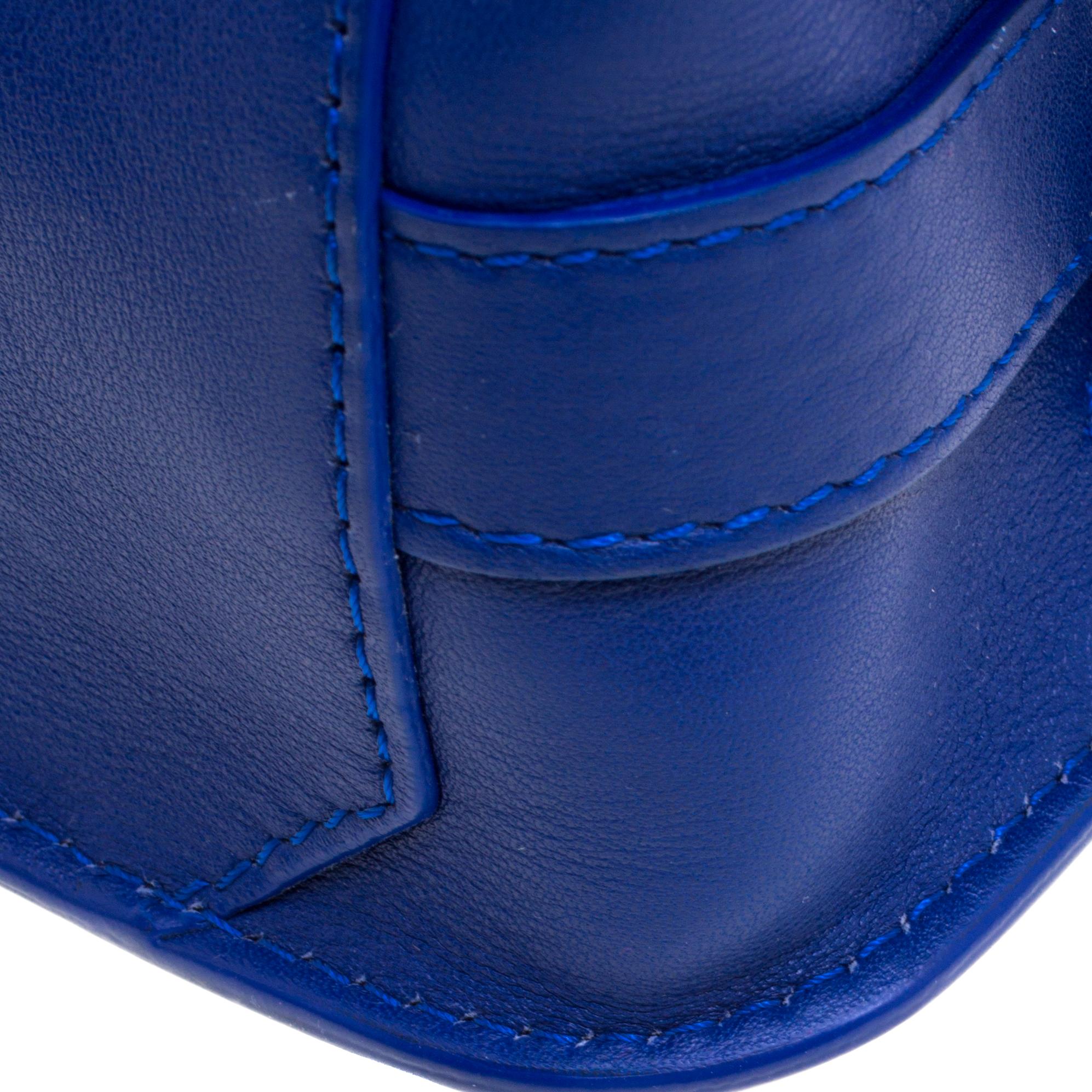 Proenza Schouler Blue Leather Mini Classic PS11 Shoulder Bag 7