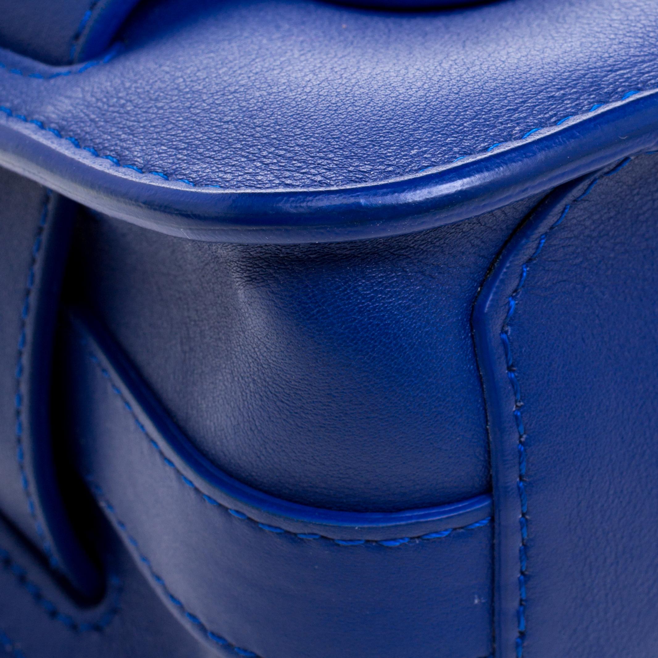 Proenza Schouler Blue Leather Mini Classic PS11 Shoulder Bag 9