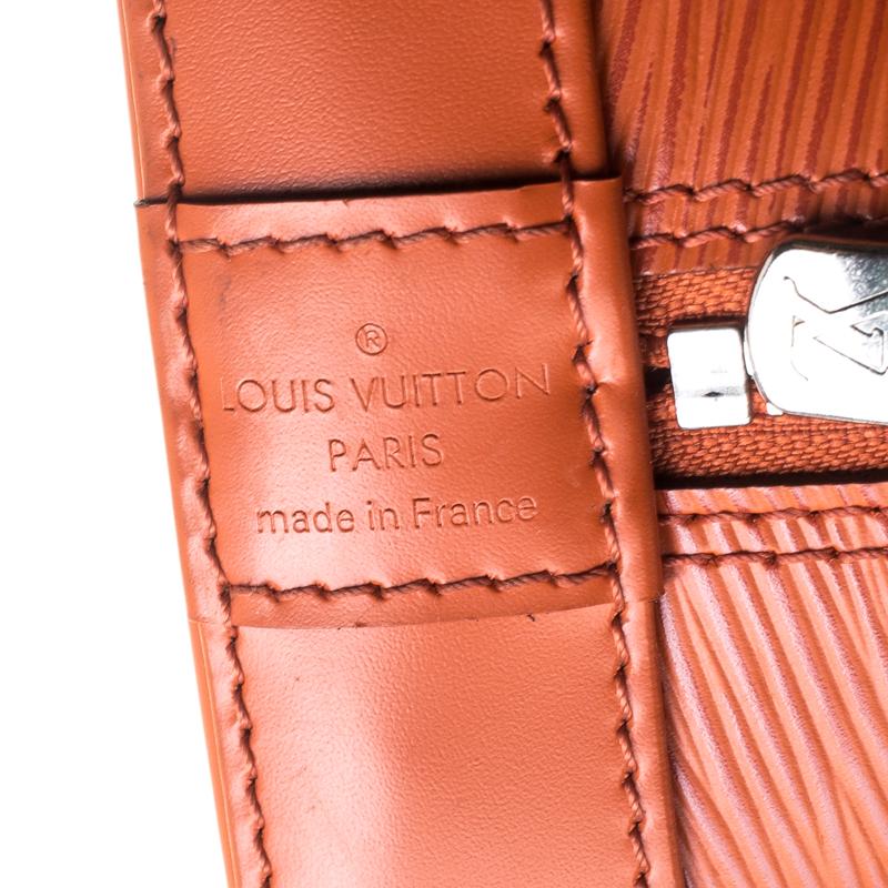 Louis Vuitton Piment Epi Leather Alma PM Bag Damen