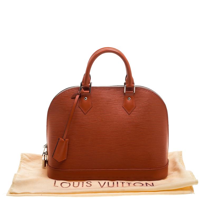 Louis Vuitton Piment Epi Leather Alma PM Bag 4