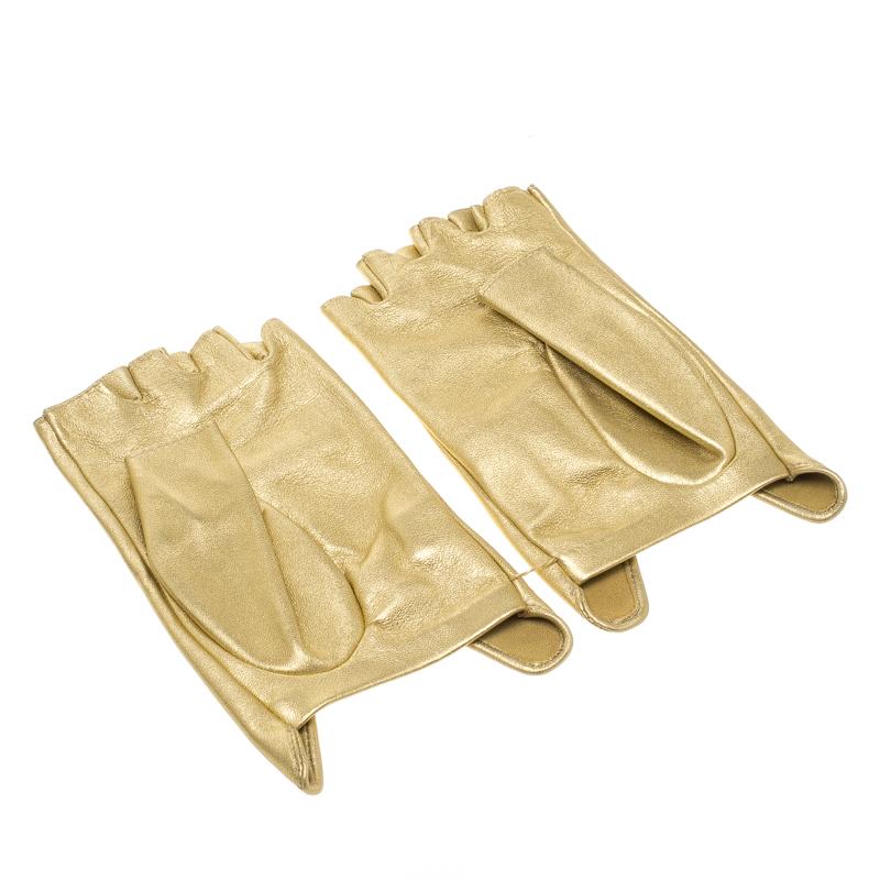 chanel fingerless gloves