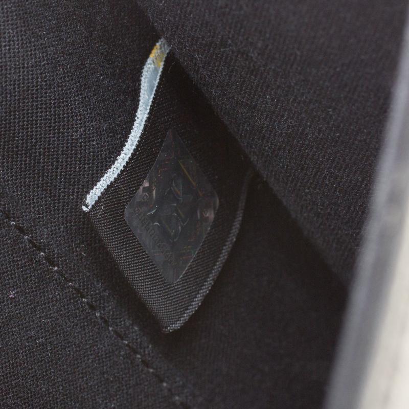 Fendi Black/Silver Textured Leather Small Color Block Demi Jour Shoulder Bag 5